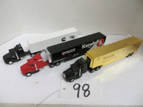 Cummings Commander 90 Hollar Semi Trailer, Mac Tool Kenneworth Trailer, Kodak Racing