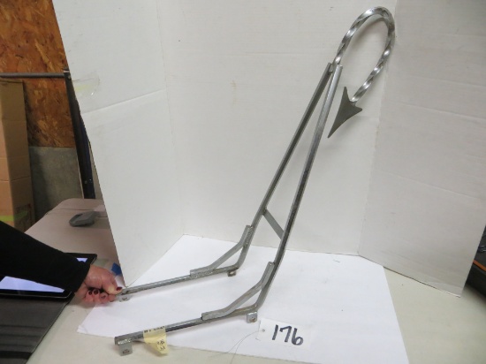 Motor Cycle Bracket for Seat - 1976 Sportster Bracket w/ Swirl Detailing