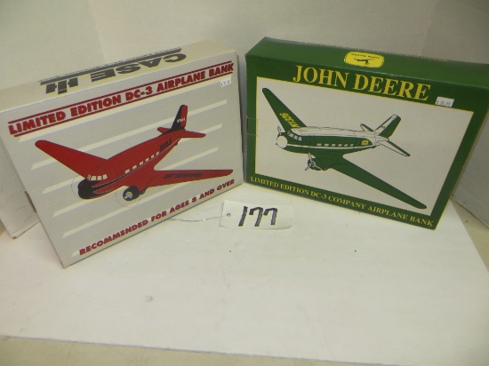 Spec Cast	JD DC-3 Company Airplain Bank/ Case IH DC- Airplane Bank 	Limited Edition
