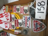 Misc. Nascar Items - Lot of Collectible Jewlery, Ertl Patch, Cars, Budweiser Keg, Various Patches