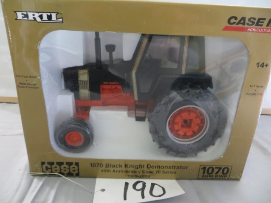 Ertl Case 1070 Black Knight Demostrator, 40th Anniversary 70 Series
