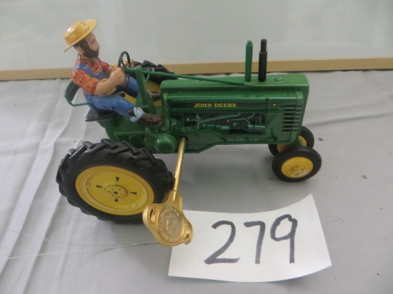 Franklin JD B tin wind up Happy Farmer!!