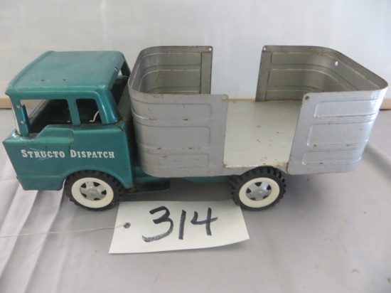Structo Structo Dispatch truck played w/condition  n/b