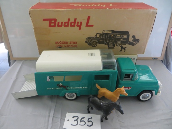 Buddy L Truck w/trailer Riding Academy w/Rugged Steel Spring Suspen