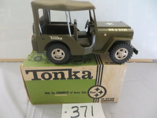 Tonka Tonka GR 2-2431 Comander Jeep w/box RARE Heavy Duty Steel