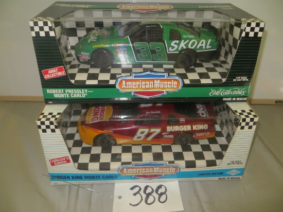 Ertl Robert Pressley Monte Carlo/ Burger King Monte Carlo LE American Muscle 1/18"