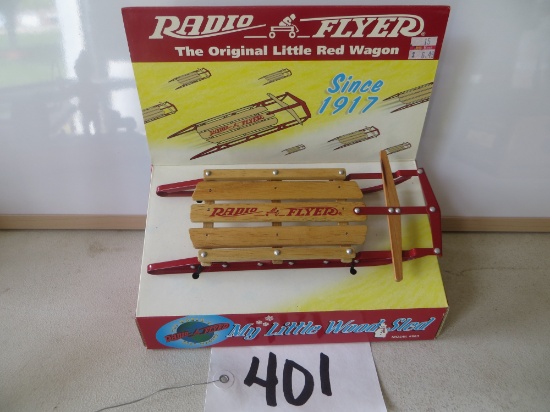 My Little Wood Radio flyer 	Made 1997