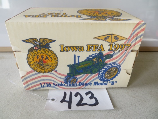 Ertl	John Deere Model B, Iowa FFA 1997	Special Edition