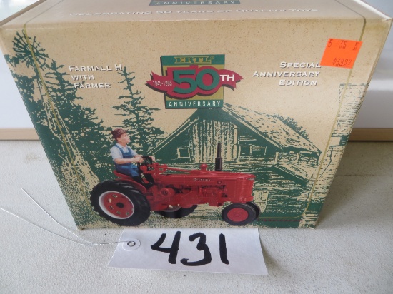 Ertl	Farmall H w/Farmer, Special 50th Anniversary