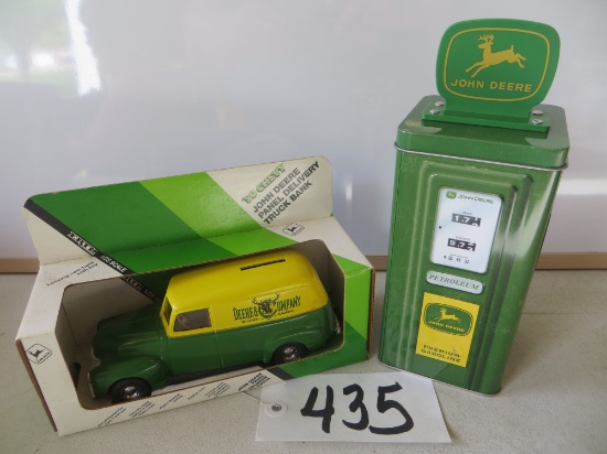 Ertl	John Deere Panel Delivery Truck w/JD Gas pump bank's