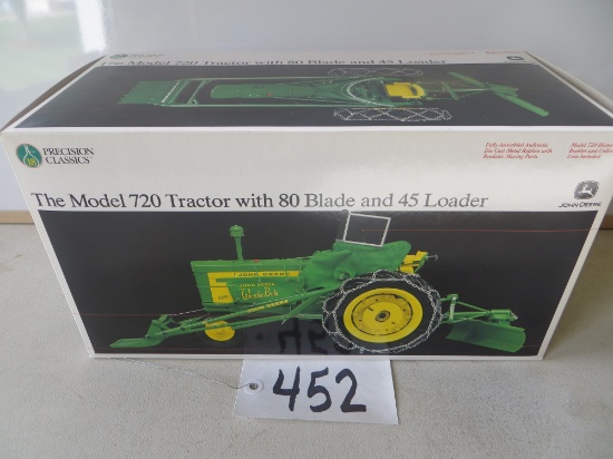 Ertl	JD Model 720 Tractor w/80 Blade & 45 Loader	Precision Classic #18
