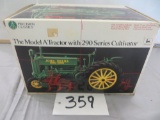 Ertl Model A tractor w/290 series Cultivator Precision Classic 2