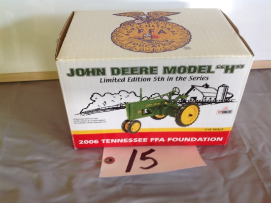 RC2 JD Model H, Limited Edition 5th in Series, 2006 Tennessee FFA
