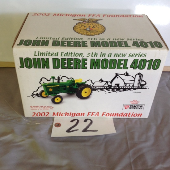 RC2 JD Model 4010, 2002 Michigan FFA Foundation, Limited Edition 5th in series
