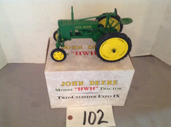 JD Model HWH Tractor 1999 Two Cylinder Expo IX	Ertl