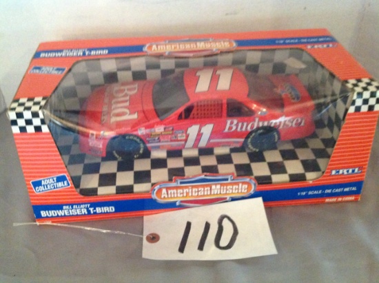 American Muscle Budweiser T-Bird, Bill Elliot, Collectible	Ertl	1/18 scale