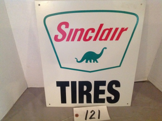 Sinclair Tires metal sign 1 sided