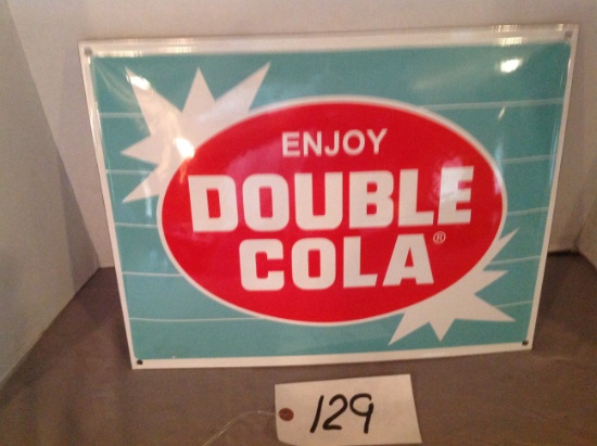 Enjoy Double Cola, porcelian signs	1 sided