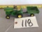 JD 140 LGT w/wagon		Ertl	1/16 Scale