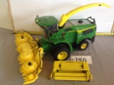 John Deere 8600 self propelled w/kemper head & JD 649 hay head	homemade custom