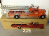 MIC Aerial Ladder Fire Truck w/original box	Rare From Culver City, CA	