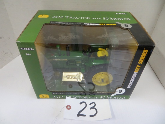 JD 2510 tractor w/50 mower Precision Key #9