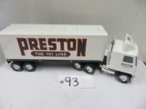 Nylint	GMC cab over enclosed trailer Preston The 151 Line