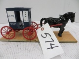 U.S. Rural Free Delivery No.1 buggy w/horse