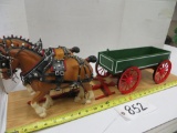 Loyd Custom	2 Clydesdales w/buck wagon Highly Detailed