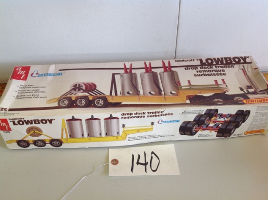 Matchbox	Lowboy drop deck trailer model kit