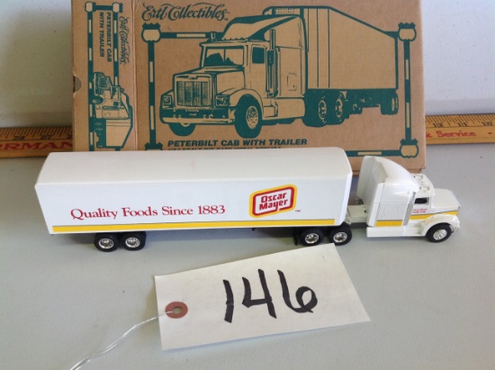 Ertl	Oscar Mayer Peterbilt cab  w/trailer	1/64 scale