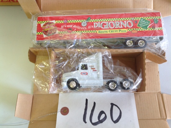 Ertl	White GMC Cab w/trailer DiGiorno Pizza	1/64 scale