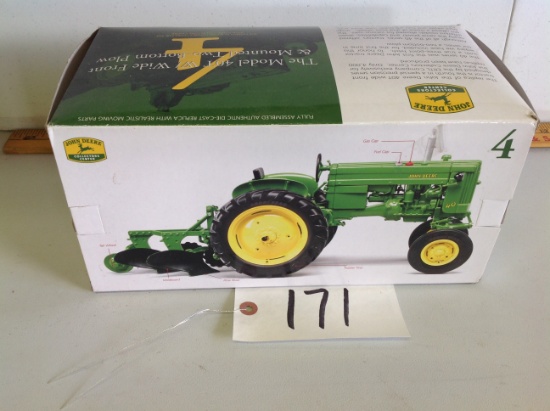 Ertl	JD model 40T w/wf & mounted 2 bottom plow  4th in series