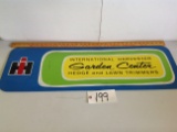 International Harvester Garden Center Hedge sign