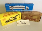 Kenworth K100E Cooper Tire, 31' Ford Wrecker Eastwood, 25' Kenworth CR Leffler	1/64 Scale