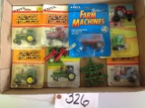 10 pc's of JD, IH, & equipment