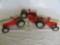 3 Ford tractors