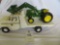 JD truck delivery imp bed w/JD tractor w/loader
