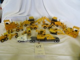 JD construction equipment & semi w/backhoe