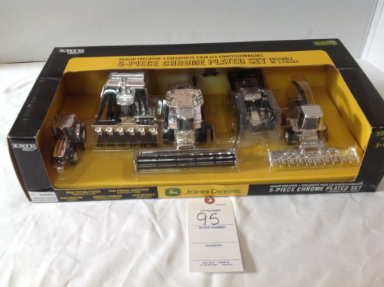 JD 5 pc chrome plated set   1/64 scale