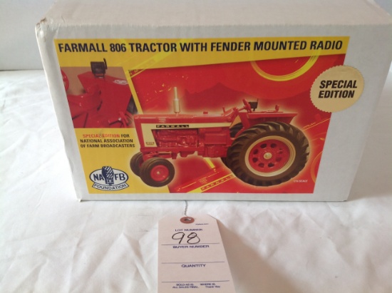 Farmall 806 w/fender mounted radio, Special Edition for NAFB