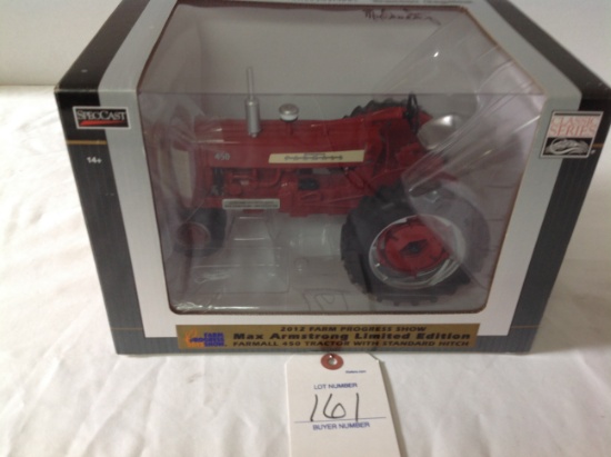 Farmall 450 w/standard hitch 2012 Max Armstrong LE signed by Max