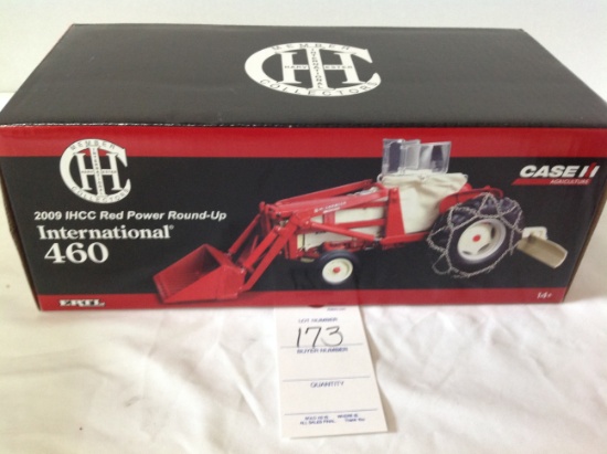 IH 460 w/loader and heat Houser w/blade and chains, 2009 Red Power