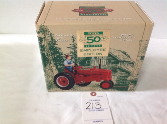 Farmall H w/farmer 50th Anniversary Employee Edition