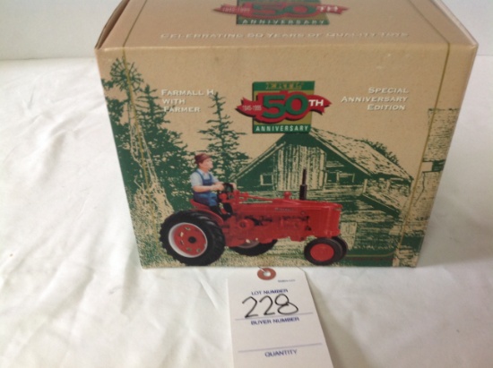 Farmall H w/farmer 50th Anniversary Employee Edition