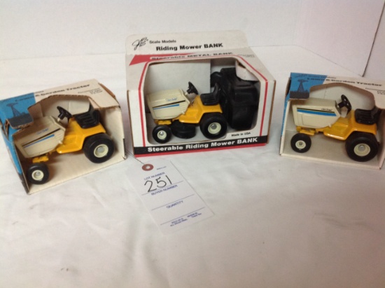 3 Cub Cadet mowers