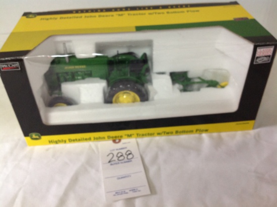 JD M w/2 bottom plow  Highly Detailed
