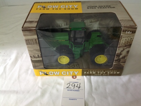 JD 8760 Tractor 13 Annual Farm Toy Show 2010  Plow City