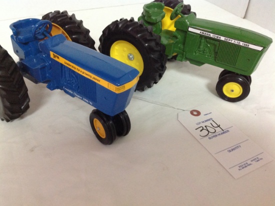 World Ag Expo Tractor & Blue FFA Tractor
