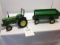 JD tractor w/JD barge wagon